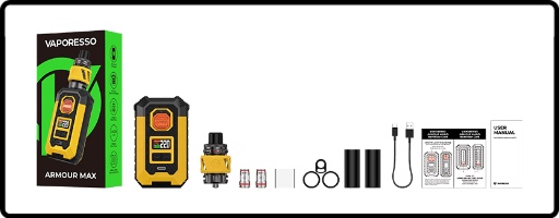 Le contenu du pack du kit Armour max